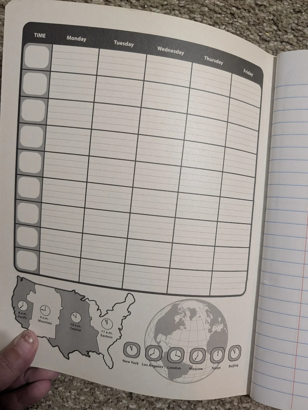 3 Pack Composition Wild Ruled Notebook